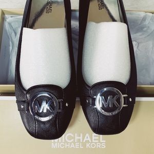 MICHAEL Kors Fulton Metallic Logo Loafers MK 9.5
